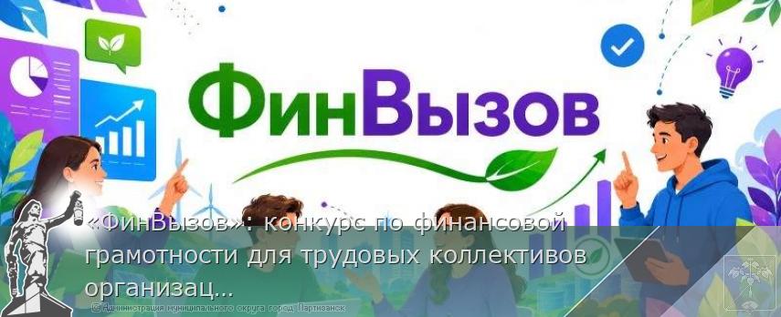 «ФинВызов»: конкурс по финансовой грамотности для трудовых коллективов организаций Приморского края  | Администрация муниципального округа город Партизанск Приморского края Официальный сайт